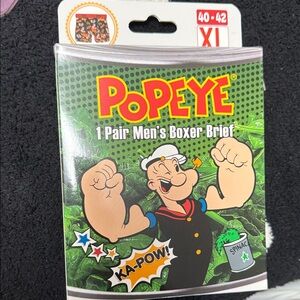 Popeye Men's Boxer Briefs SZ XL NWT